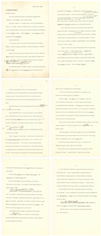 1956 Dwight D. Eisenhower Handwritten Corrections on Presidential Speech - With Over 175 Words in Eisenhowers Hand! (Beckett)